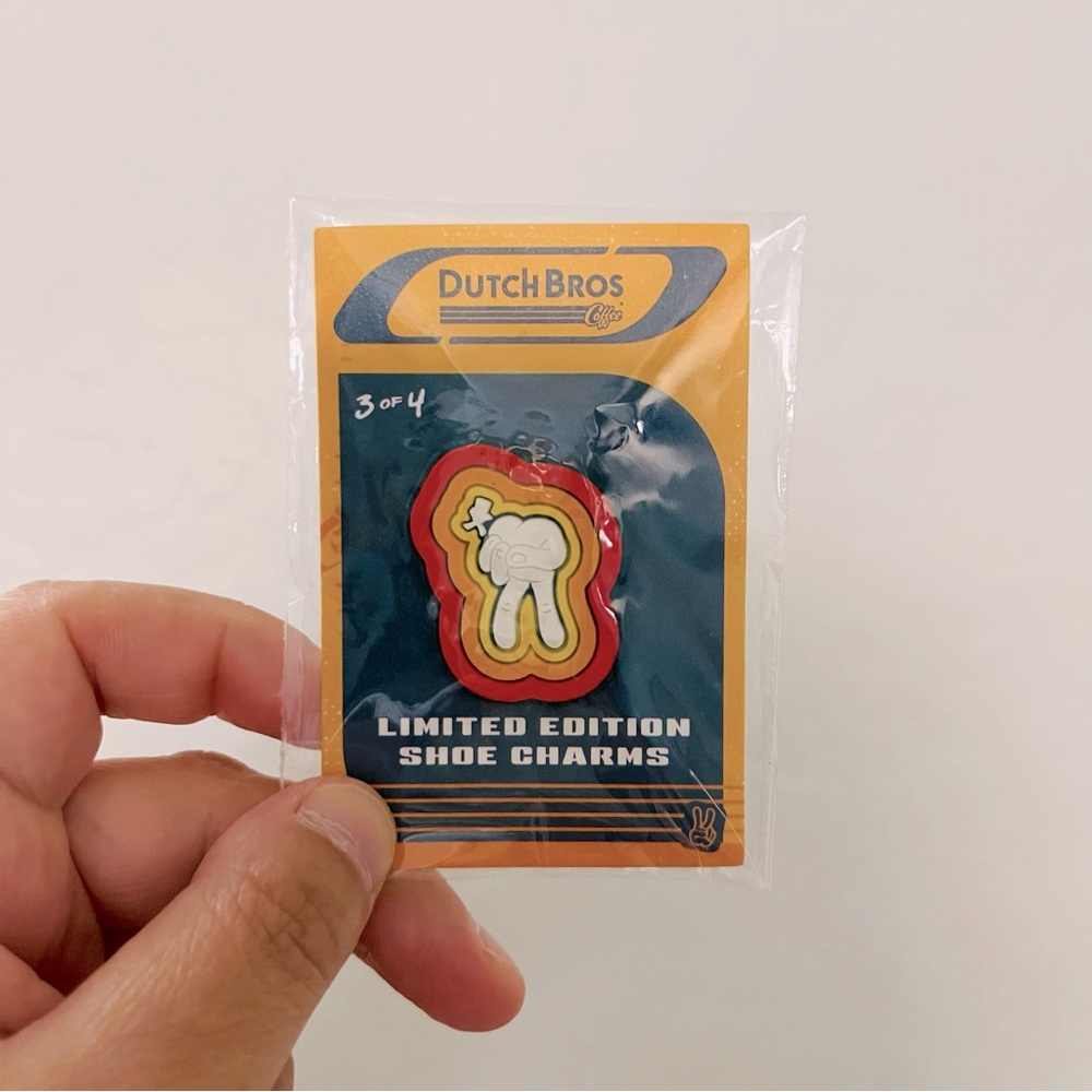 🌹 Dutch Bros Limited Edition Shoe Charm - Charm 3 of 4